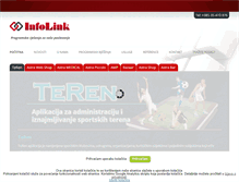Tablet Screenshot of infolink.hr
